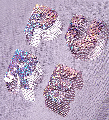 Name It Sweatshirt - Cropped - NkfJamsine - Purple Rose m. Palie