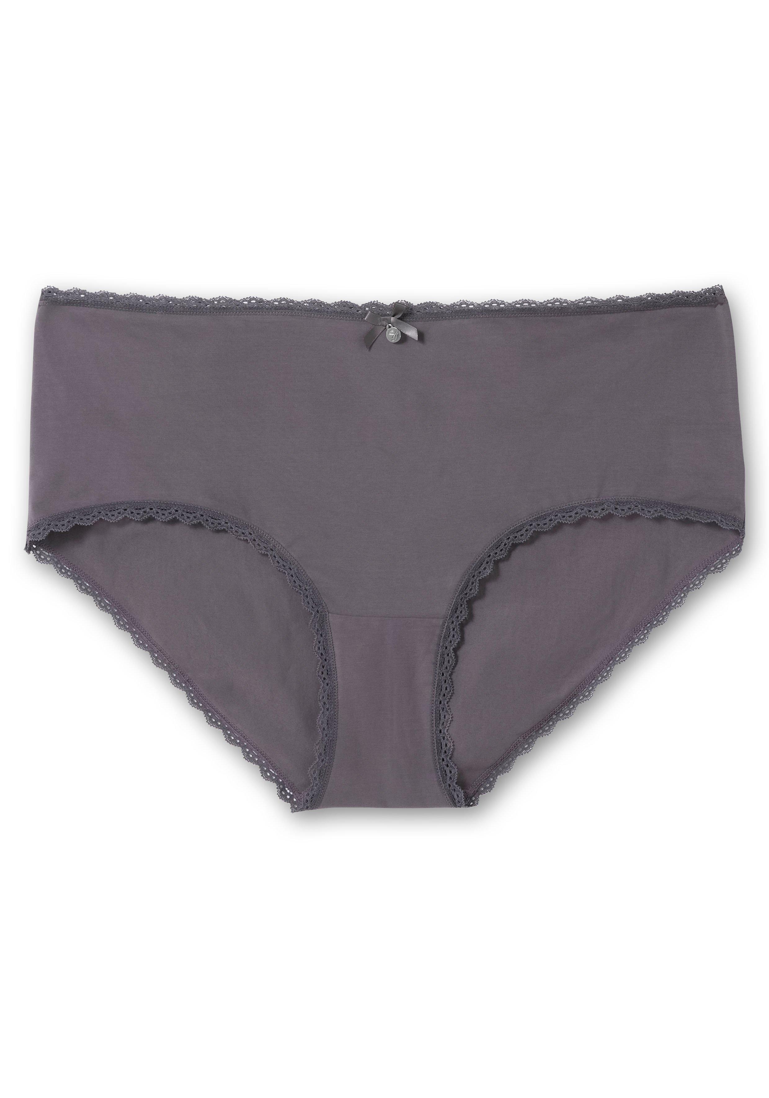 Doppelpack Pantys mit hoher Taille und Spitzendetails