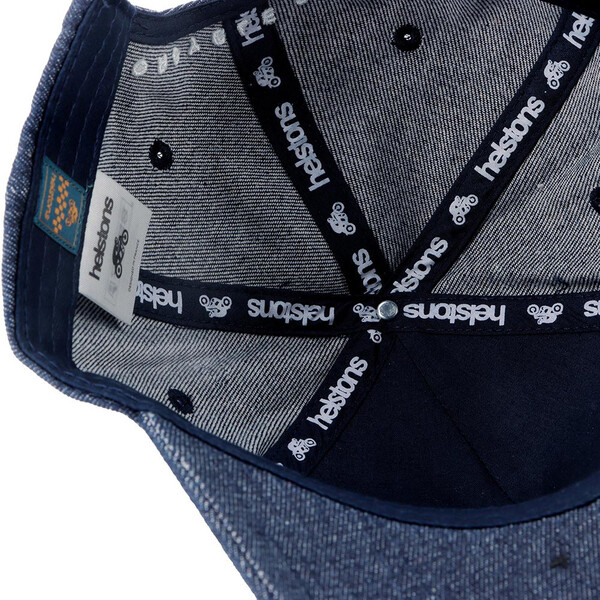 Helstons - Casquette Denim Bleu