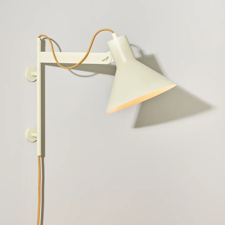 Hübsch Interior - Studio Wandleuchte, beige