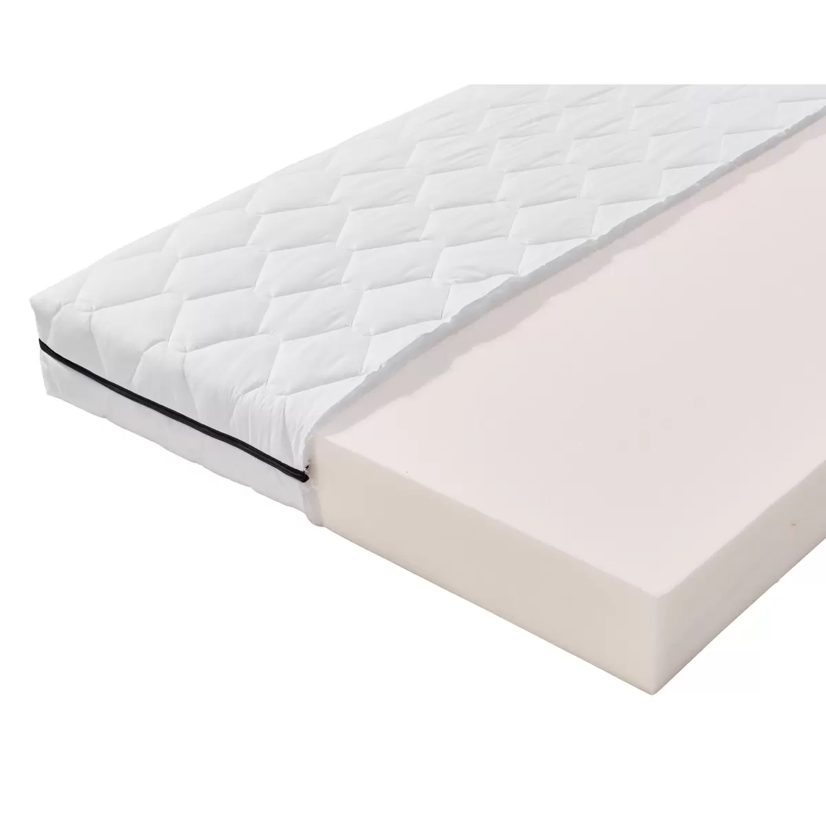 Matratze Base H3 90 x 200 weiss