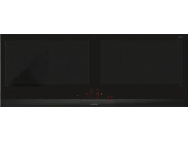 Siemens iQ700 EX275HXC1E - Induktions kogeplade - 4 plader - Niche - bredde: 88 cm - dybde: 33 cm - stålramme - sort