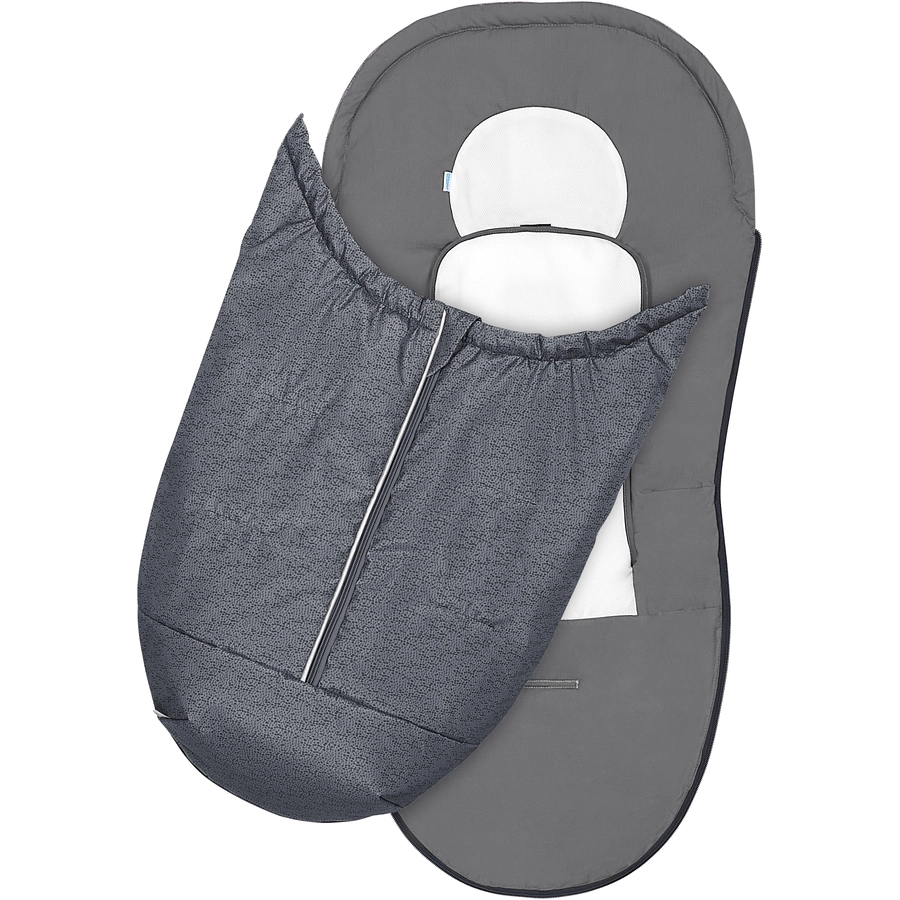 odenwälder Systemfußsack Klimocool modern blizzard graphite