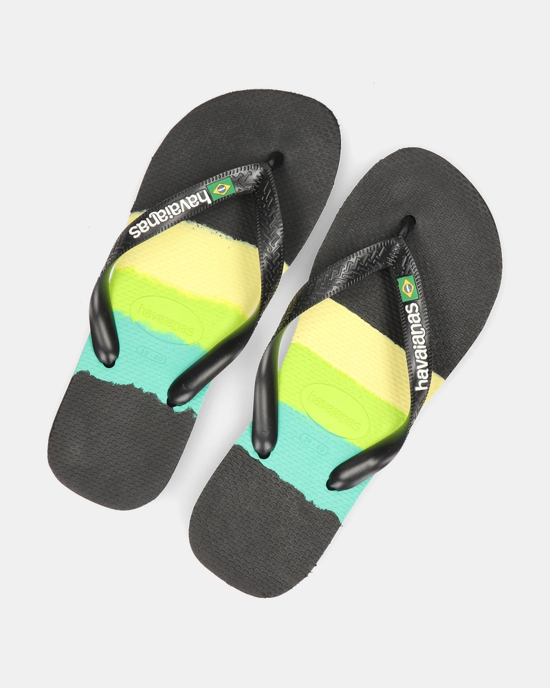 Havaianas Brasil Tech Slippers  - zwart
