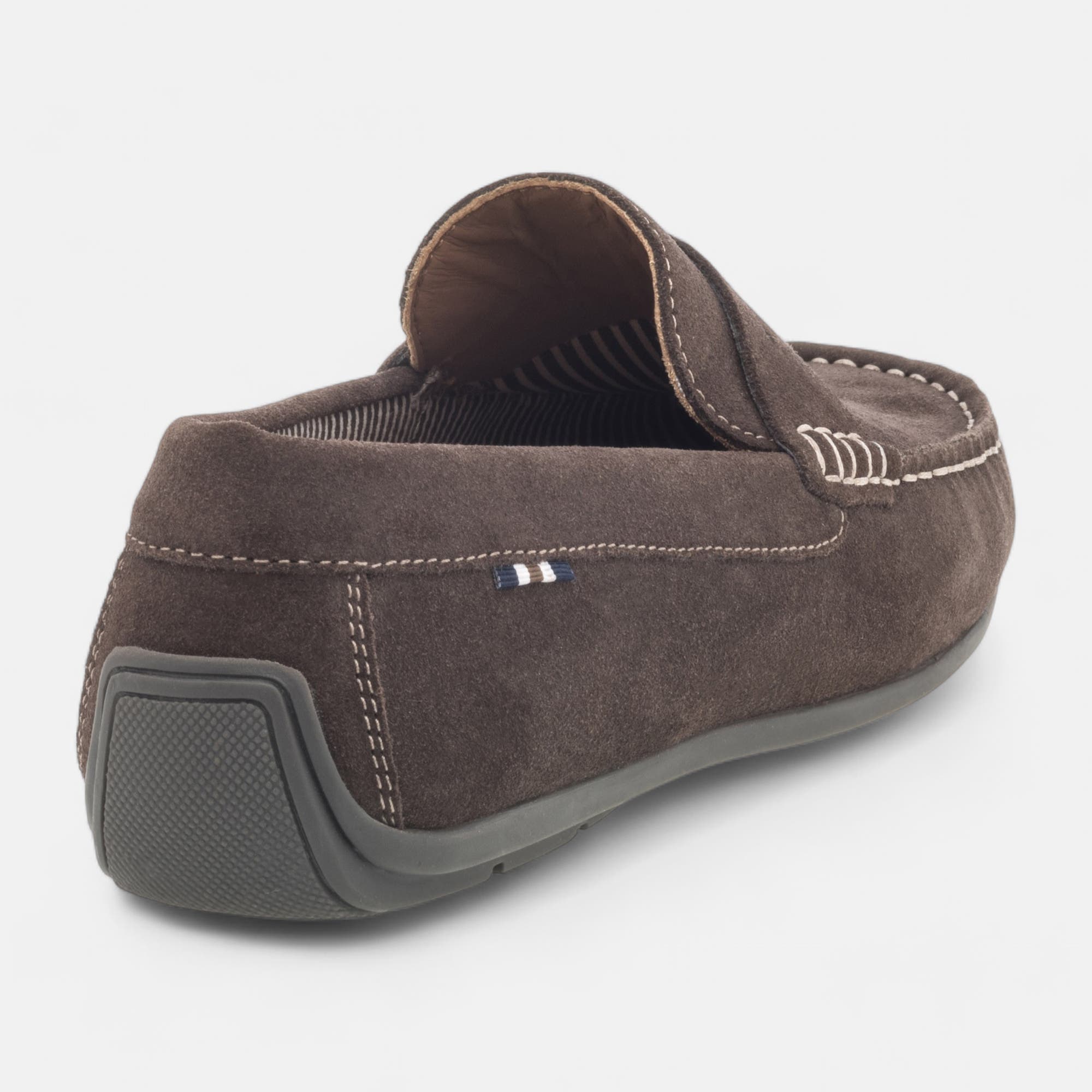 Mocassins Homme en cuir marron