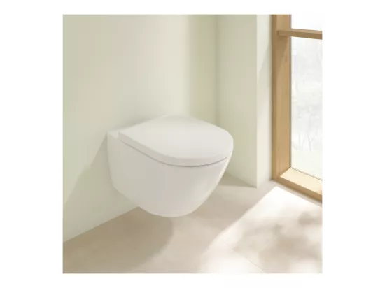 Combipack modèle suspendu VILEROY ET BOCH Subway 3.0 TwistFlush blanc