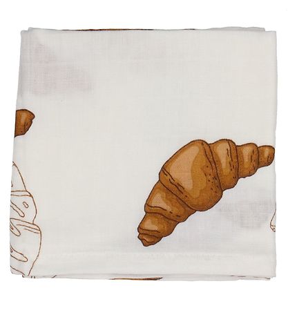 VACVAC Spucktücher - Muslin - 3er-Pack - BIG Croissant Love