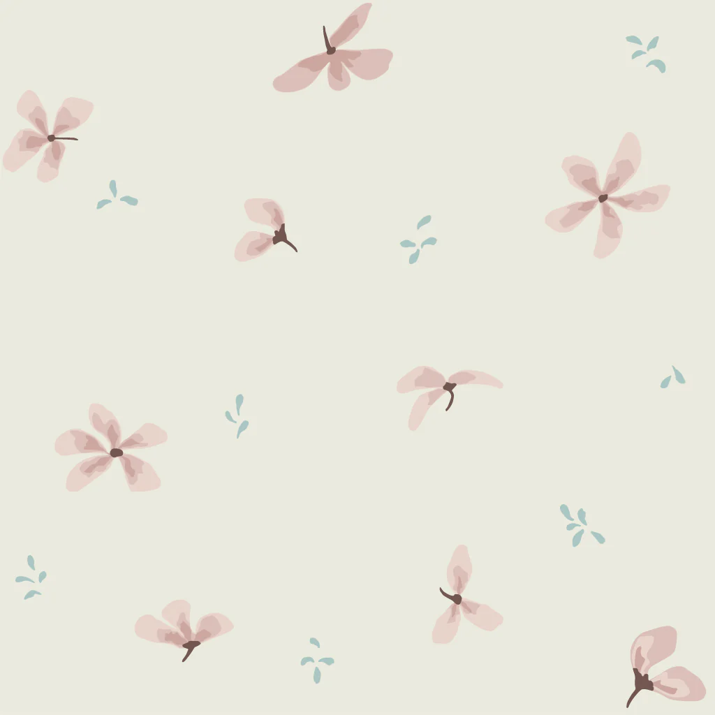 Vådserviet Etui - GOTS Windflower Creme