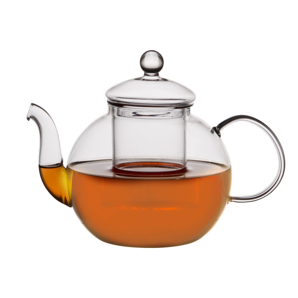 Théière ronde Borosilicate 1 l en verre Table passion