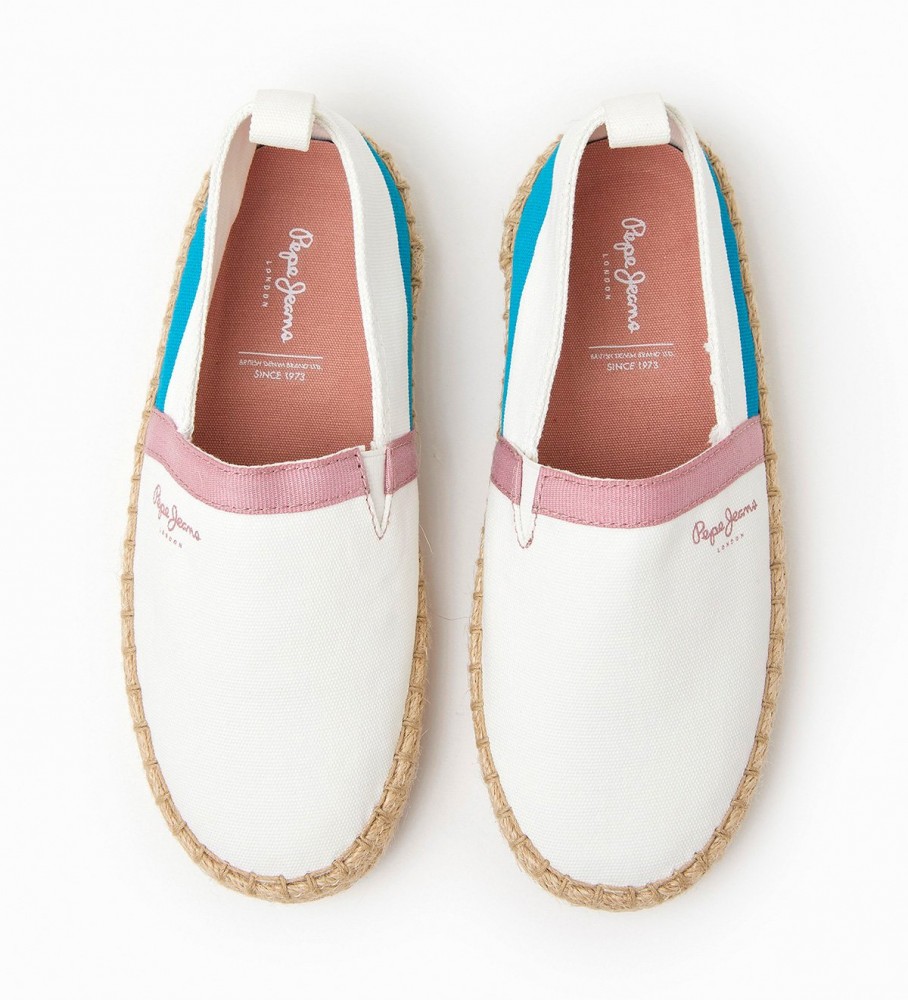 Alpargatas Pepe Jeans Slip On Tourist Camp G brancas