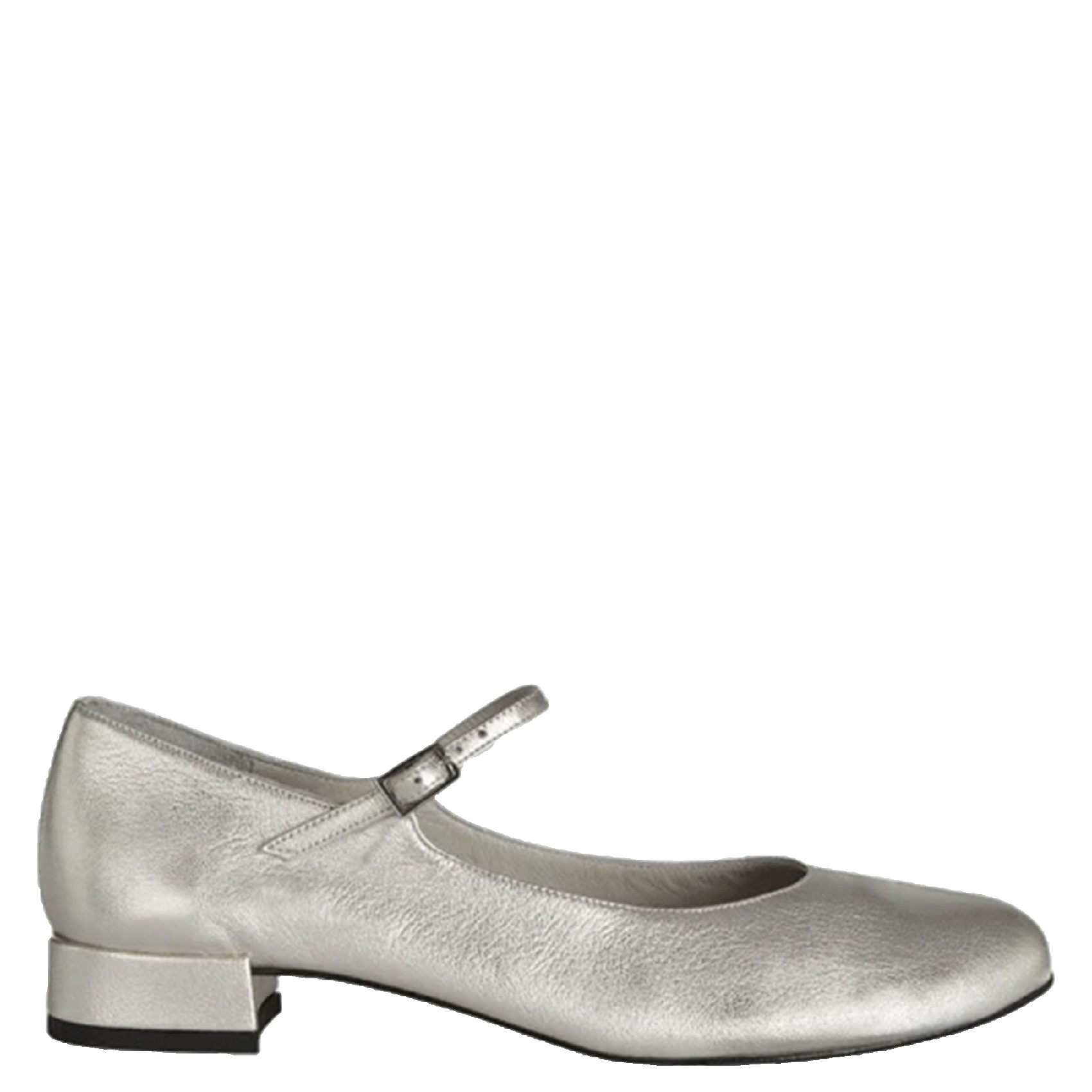 EMILIA - Ballerines en cuir | Argent