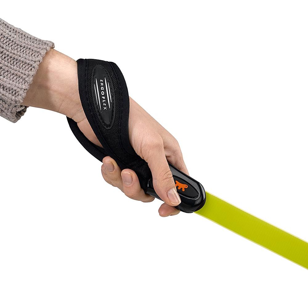 Laisse pour chiens evolution g25/110 hypoallergénique, lavable, poignée rembourrée, vert