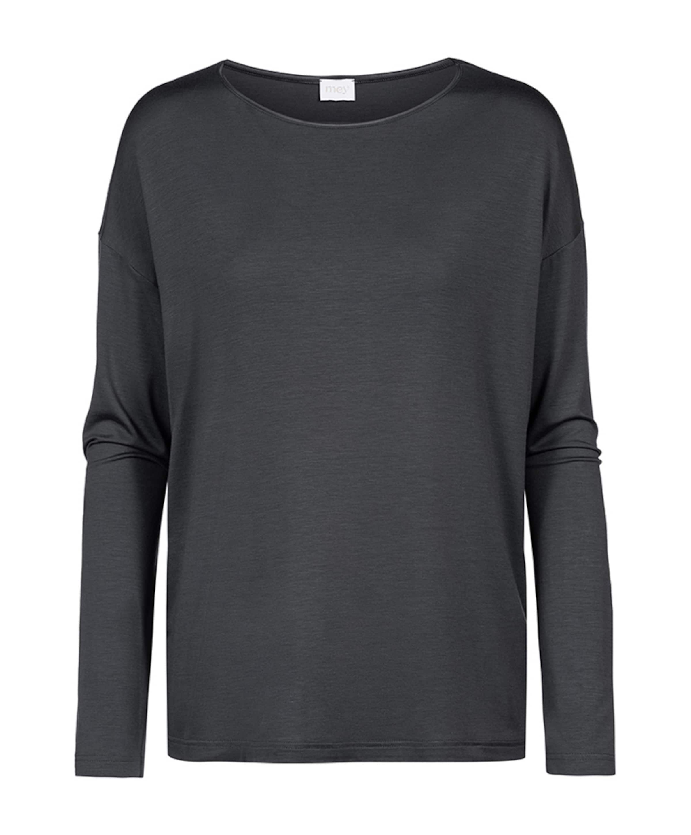 Mey Dames pyjamatop grijs