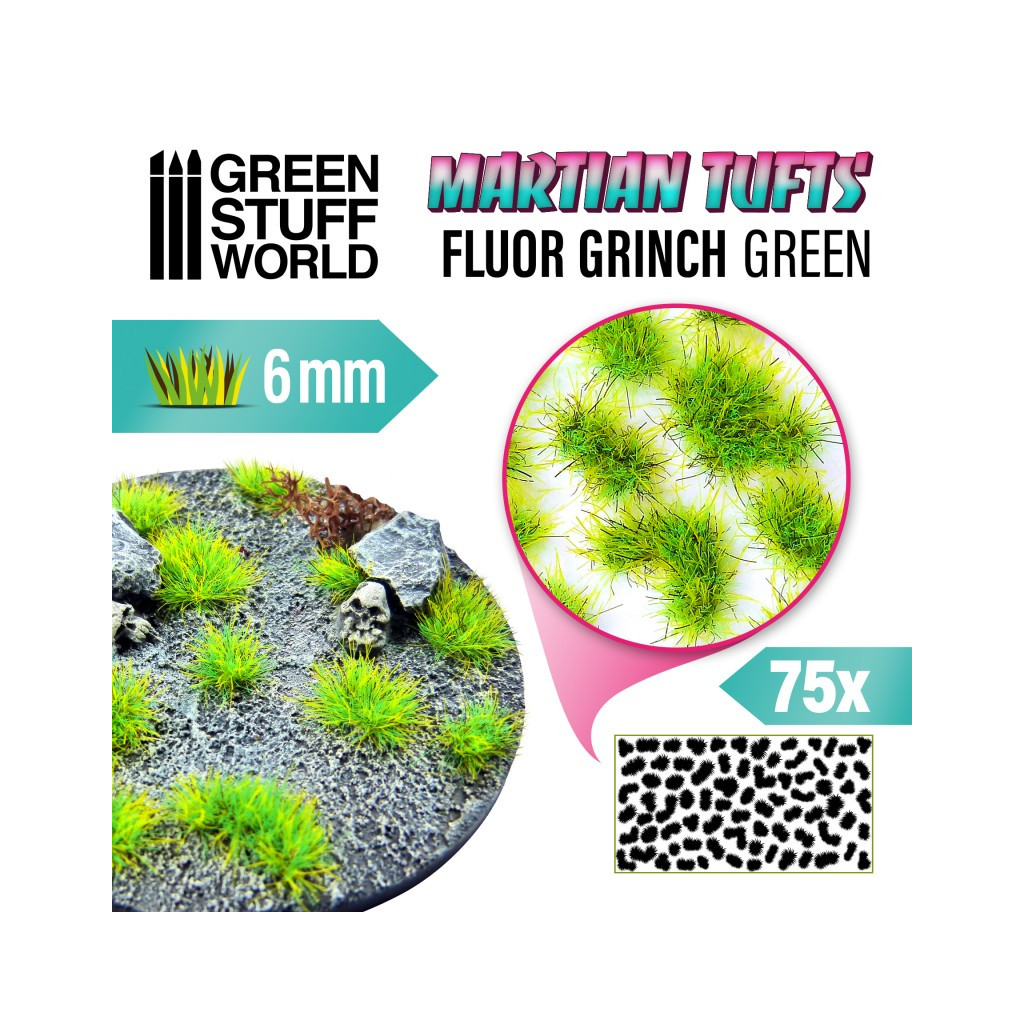 Green stuff World - Touffes d'Herbe Martienne