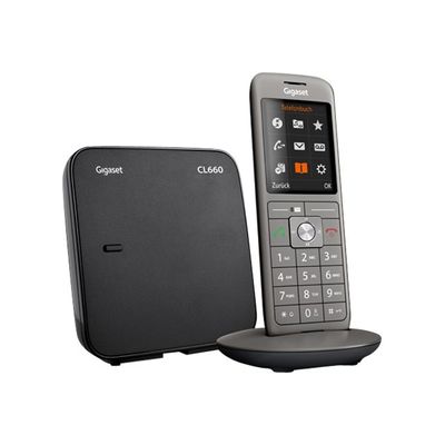 Gigaset CL660 - téléphone sans fil - anthracite