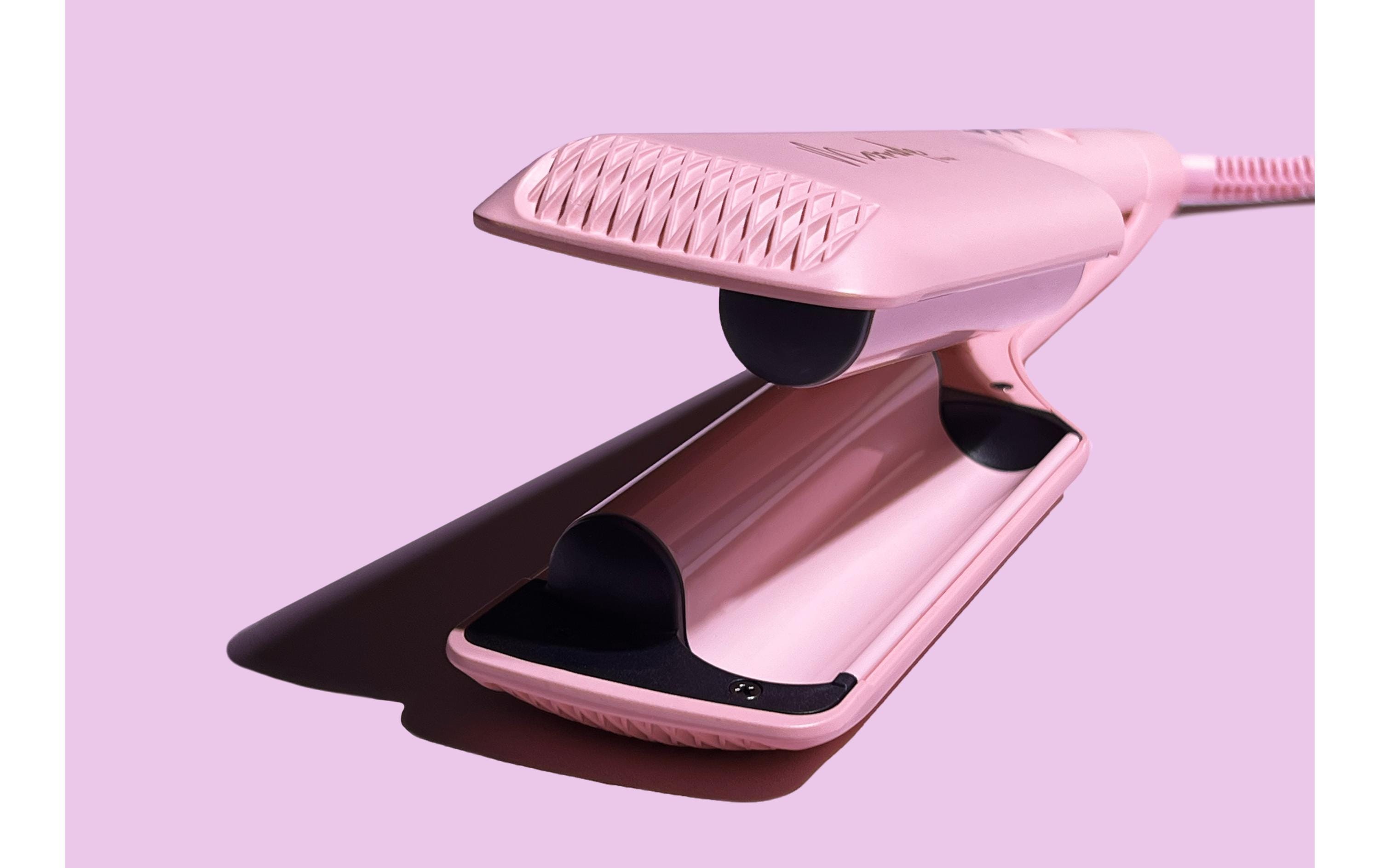 Welleneisen Double Waver PinkWelleneisen mit ionischen Keramikplatten