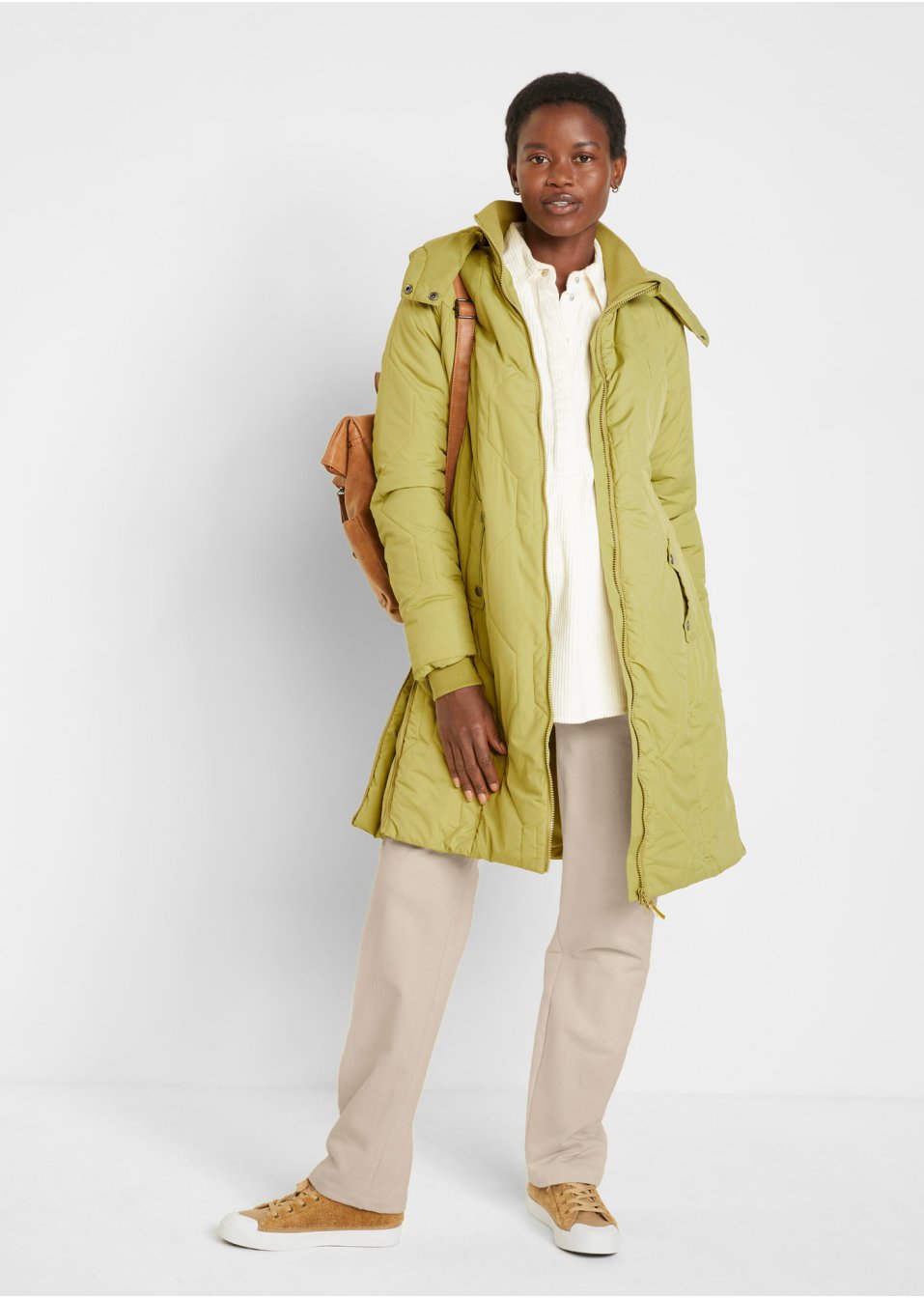 Manteau matelassé de grossesse et de portage