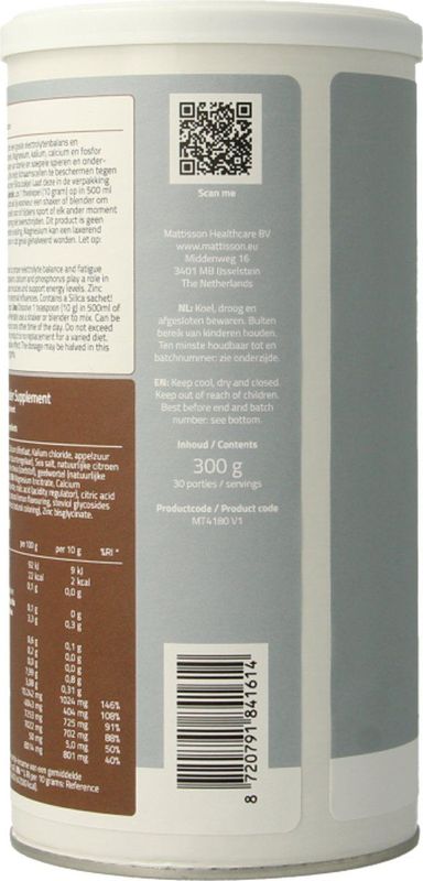 Mattisson - Elektrolyten Poeder Lemon - Electrolytes - Sportdrank - 300 Gram