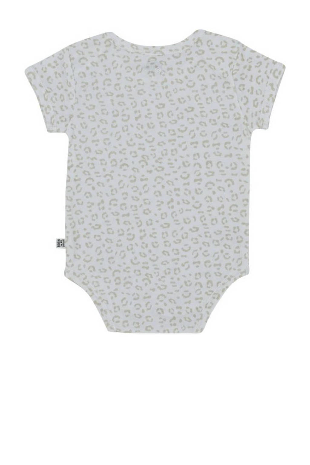 Born by Kiddo United romper wit/camel