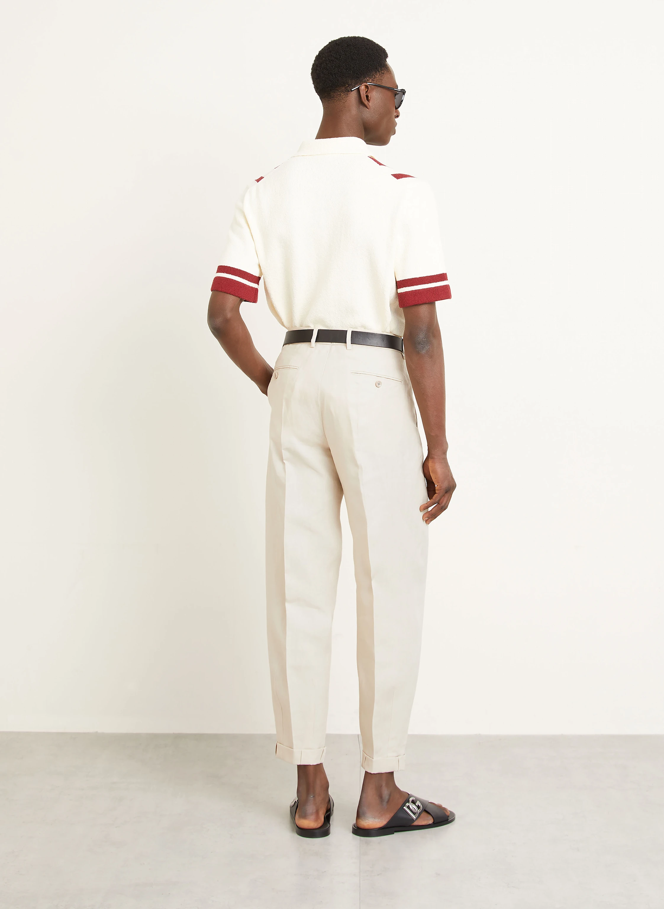 DOLCE & GABBANA Leinen-Chino Slim Fit
