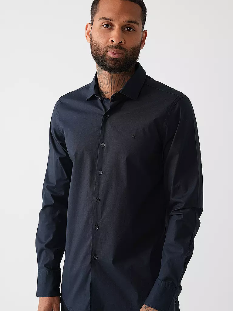 REPLAY Hemd Slim Fit blau