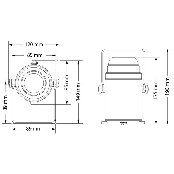 Stairville PAR 20 E27 white