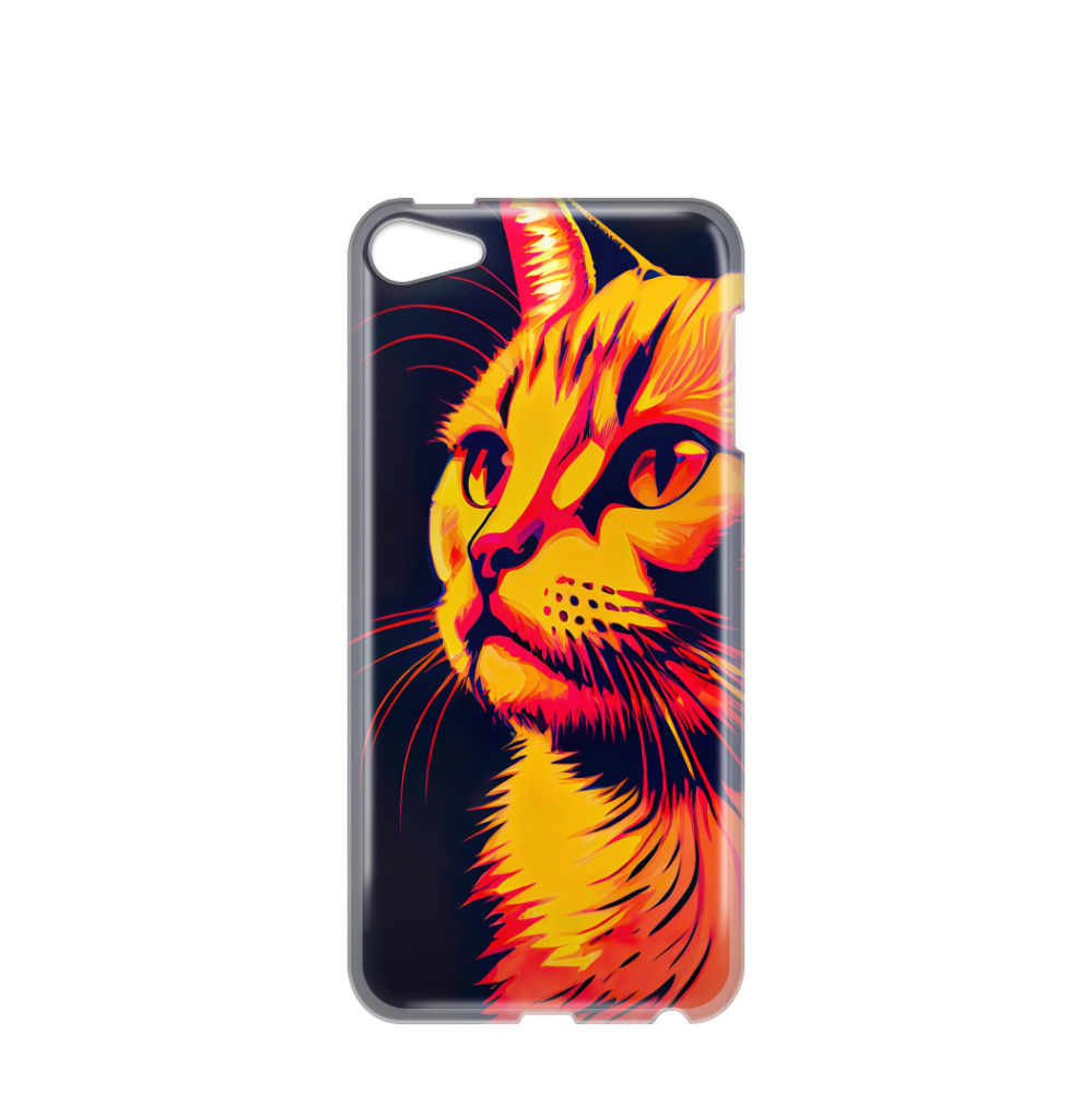 iPod Touch 7G Gummi Hülle Cat 1 - Gold