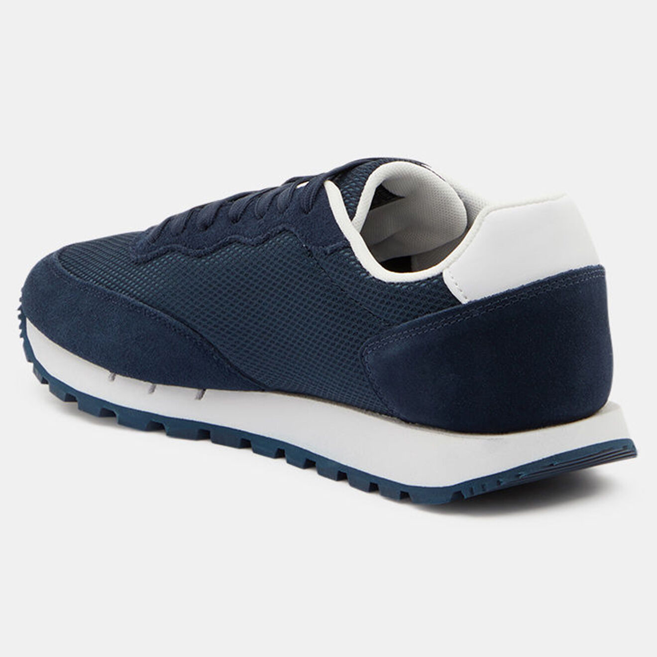 Tommy Jeans Baskets running Mix bleu marine