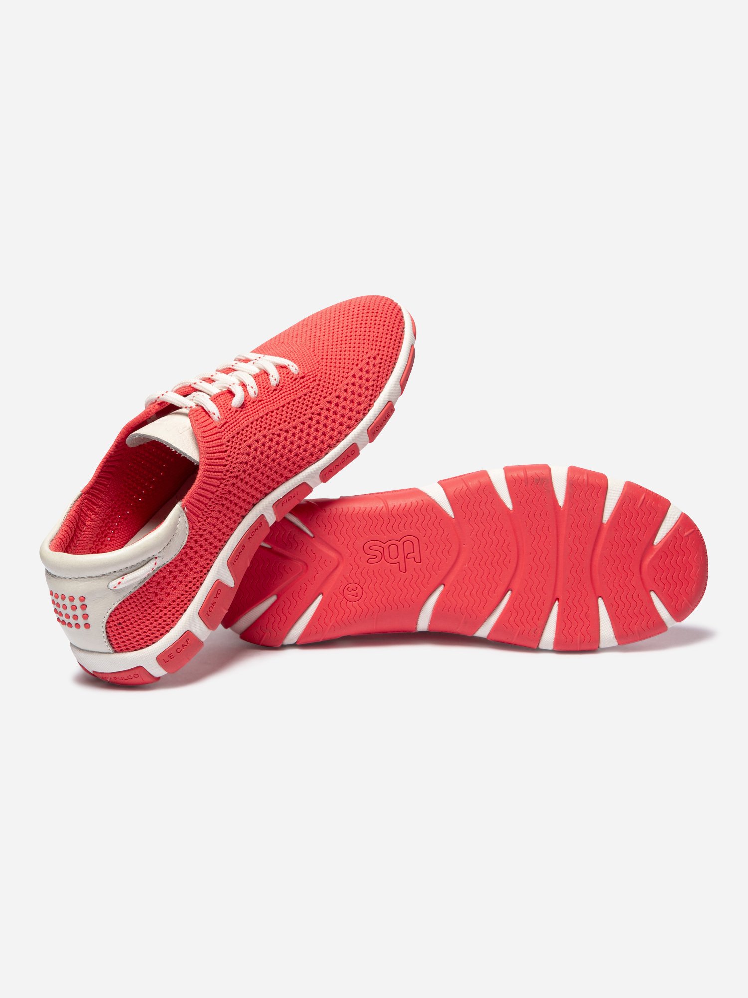 Tennis Femme Textile Recyclé Corail