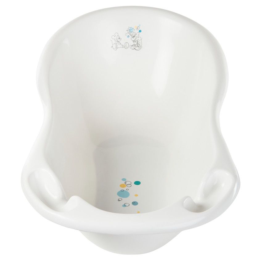 Baignoire avec bouchon de vidange Mickey & Minnie - Ecru