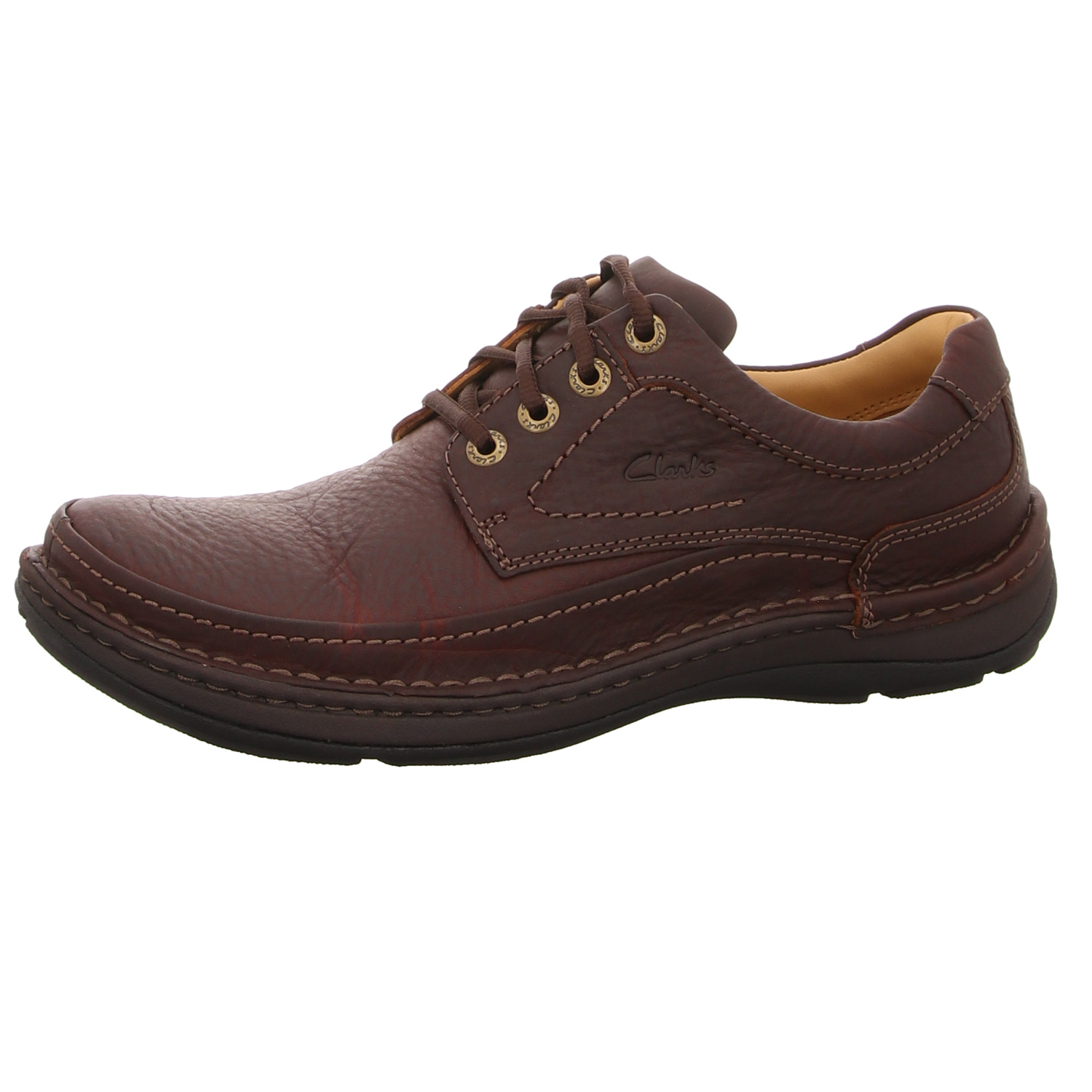 Clarks Schnürhalbschuh braun