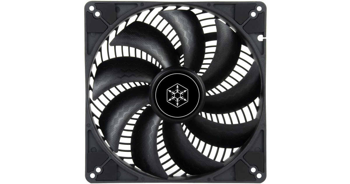SilverStoneAir Penetrator 184i PRO case fan  (Zwart, 180 x 180 x 32 mm, PWM)