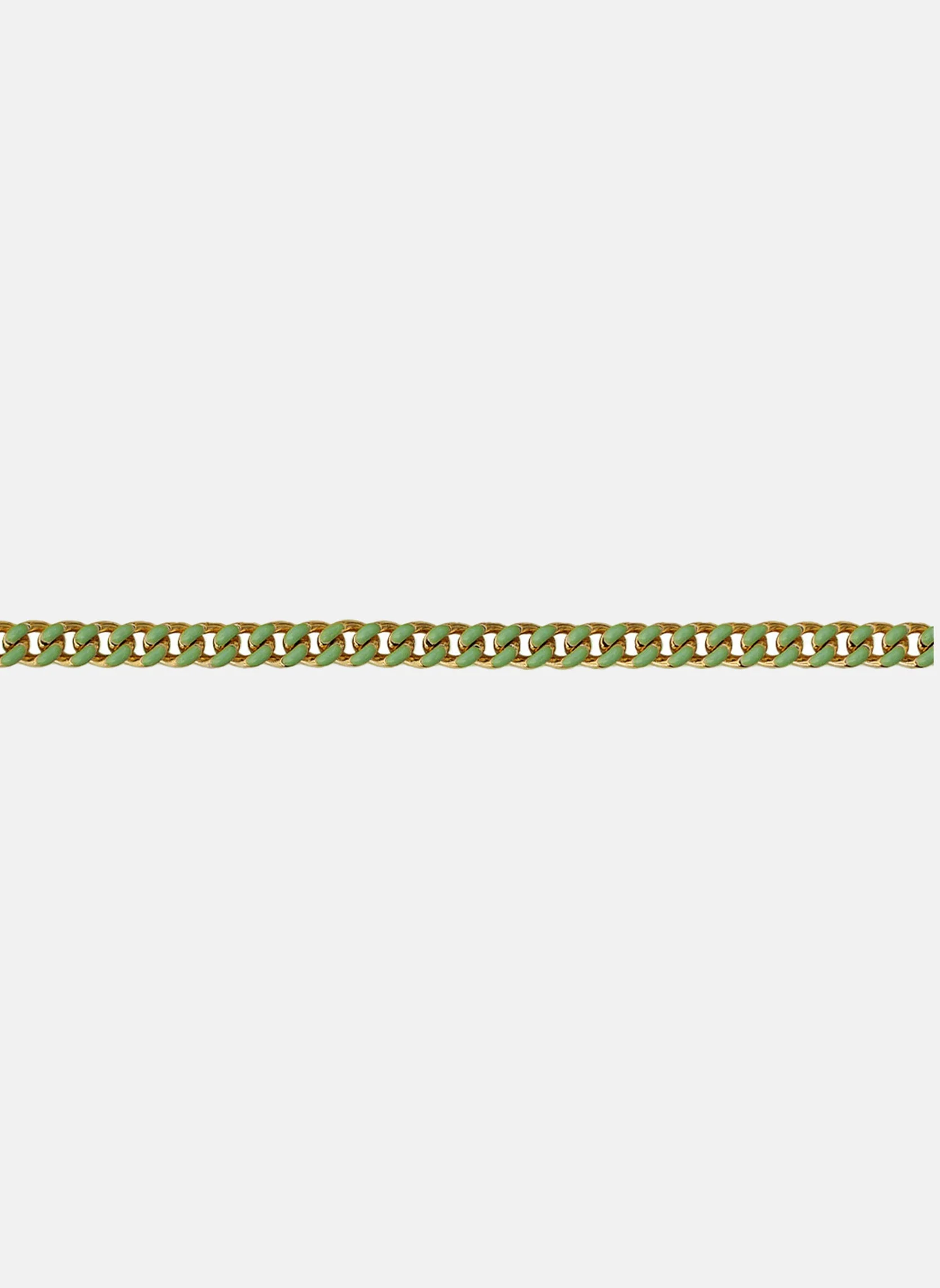 POLIS - Bracelet chaîne polis | Vert