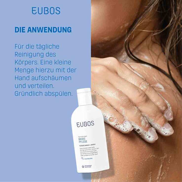 Eubos Flüssig blau unparfümiert, 200 ml