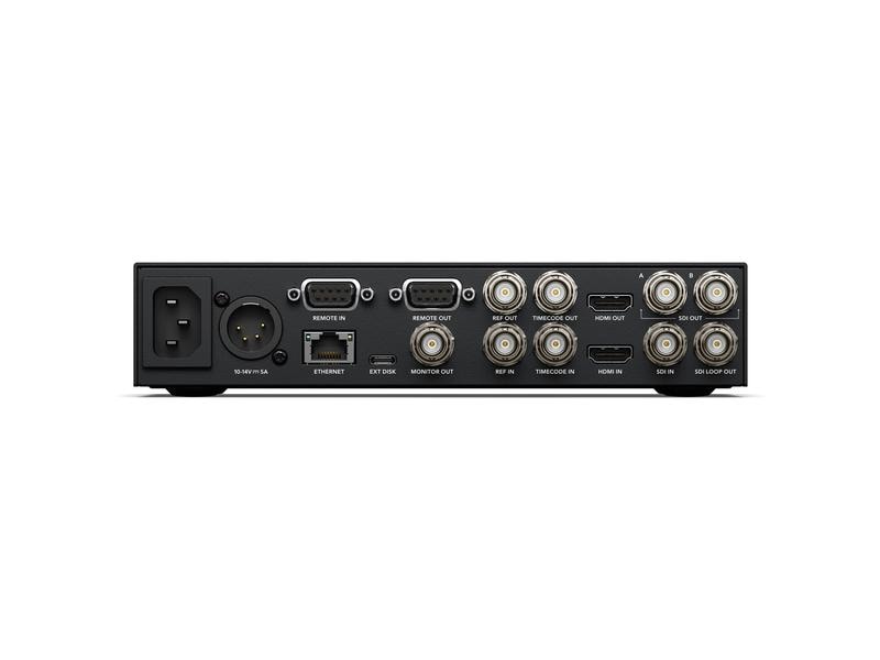 Blackmagic Design Recorder HyperDeck Studio HD Plus Professionelles Broadcast-Deck zum Aufnehmen und Wiedergeben mit SD-Karten und SSD-Medien