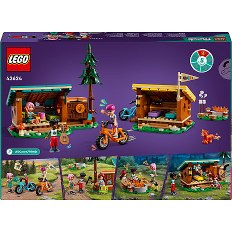 LEGO Friends camp hyggelige hytter 42624