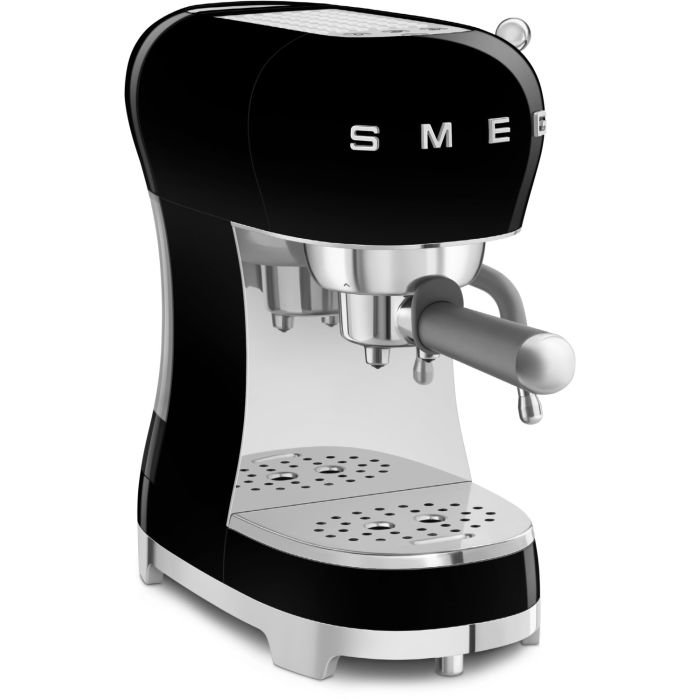 SMEG Espresso-Kaffeemaschine 50's Style ECF02BLEU Schwarz
