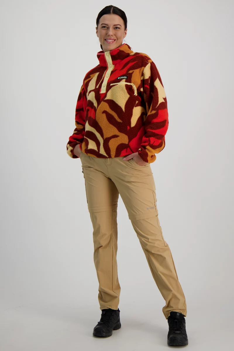 columbia Helvetia™ Cropped Half Snap Damen Midlayer