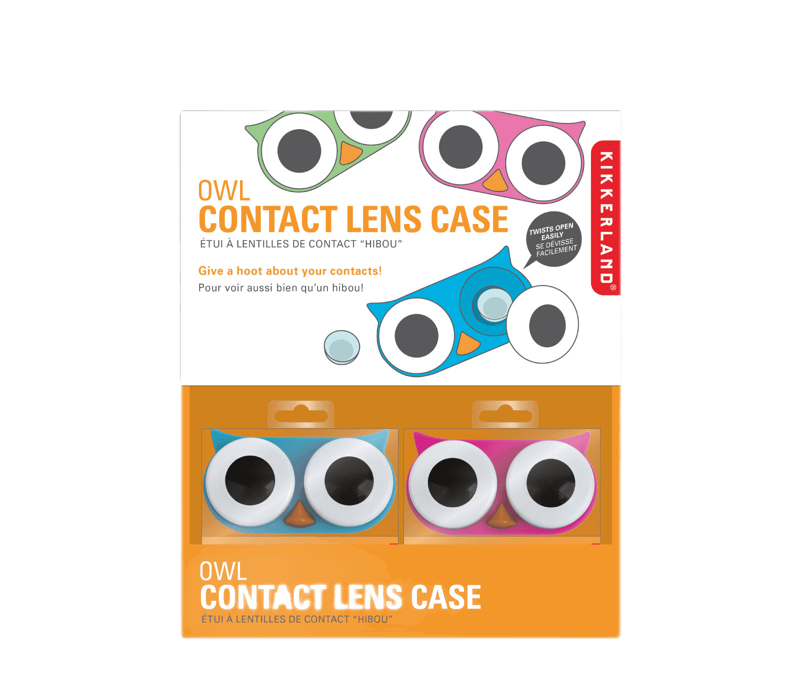 Owl Contact Lens Case