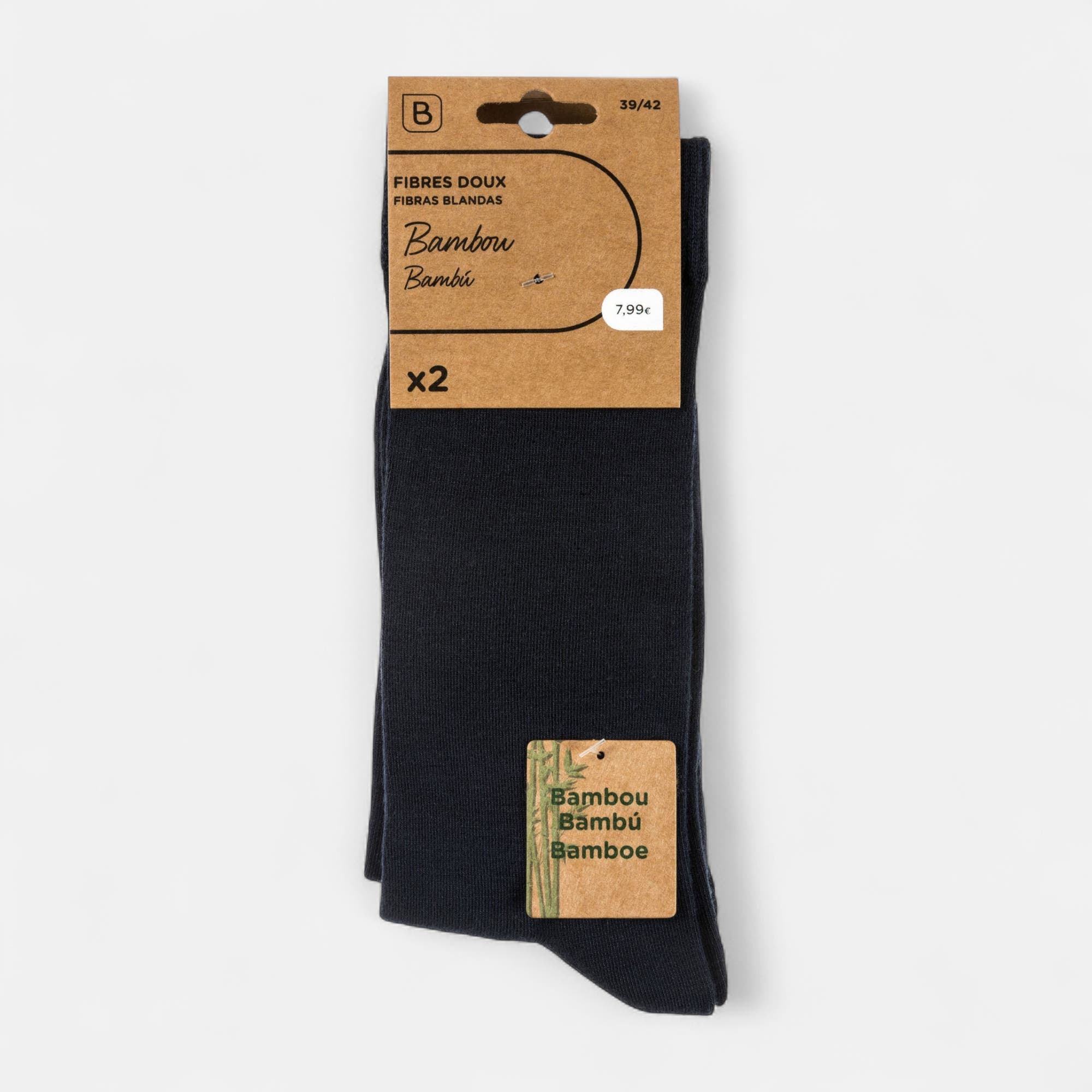 Chaussettes Homme bleu marine