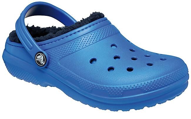CROCS - CHAUSSONS CLASSIC LINED CLOG KID BLUE