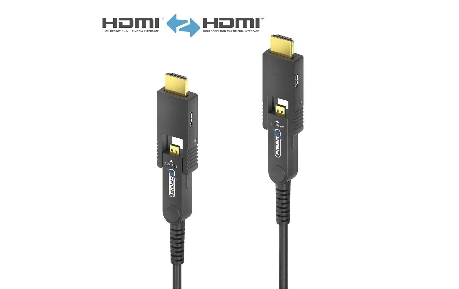 Verlängerungskabel FX-I352 HDMI - HDMI, 70 m<br>FiberX Serie – Micro HDMI/HDMI 4K Glasfaser Verlängerung - 70m
