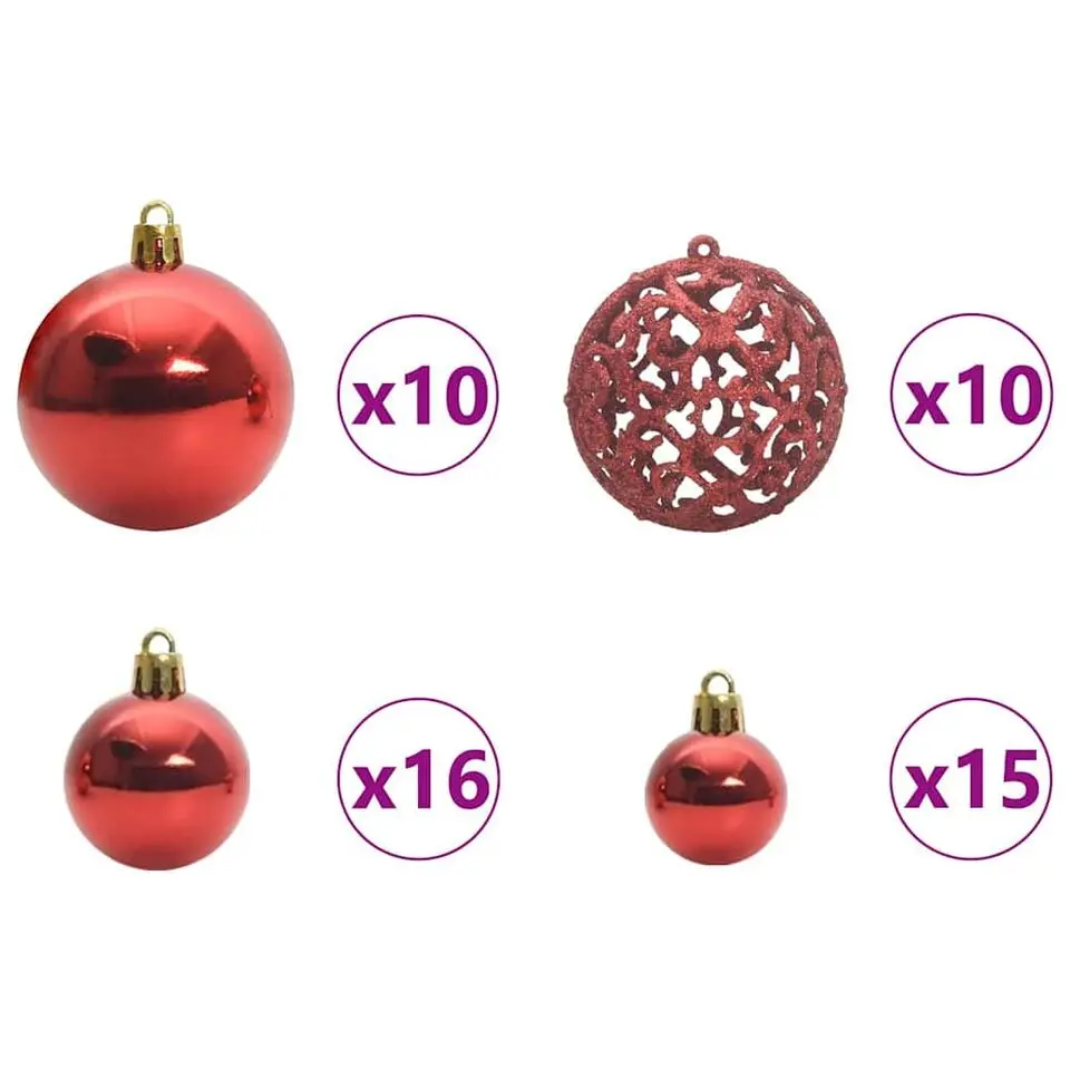 vidaXL - Kunstkerstboom met staal standaard 180 cm - Groen - PVC