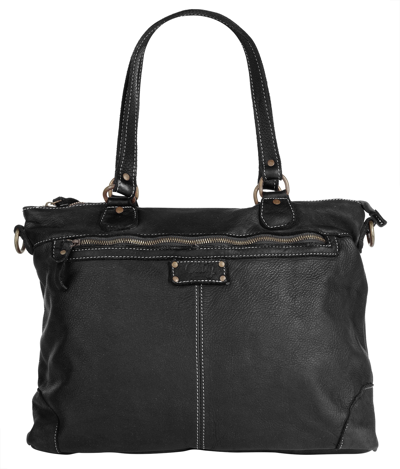 Cluty Shopper echt Leder, Made in Italy