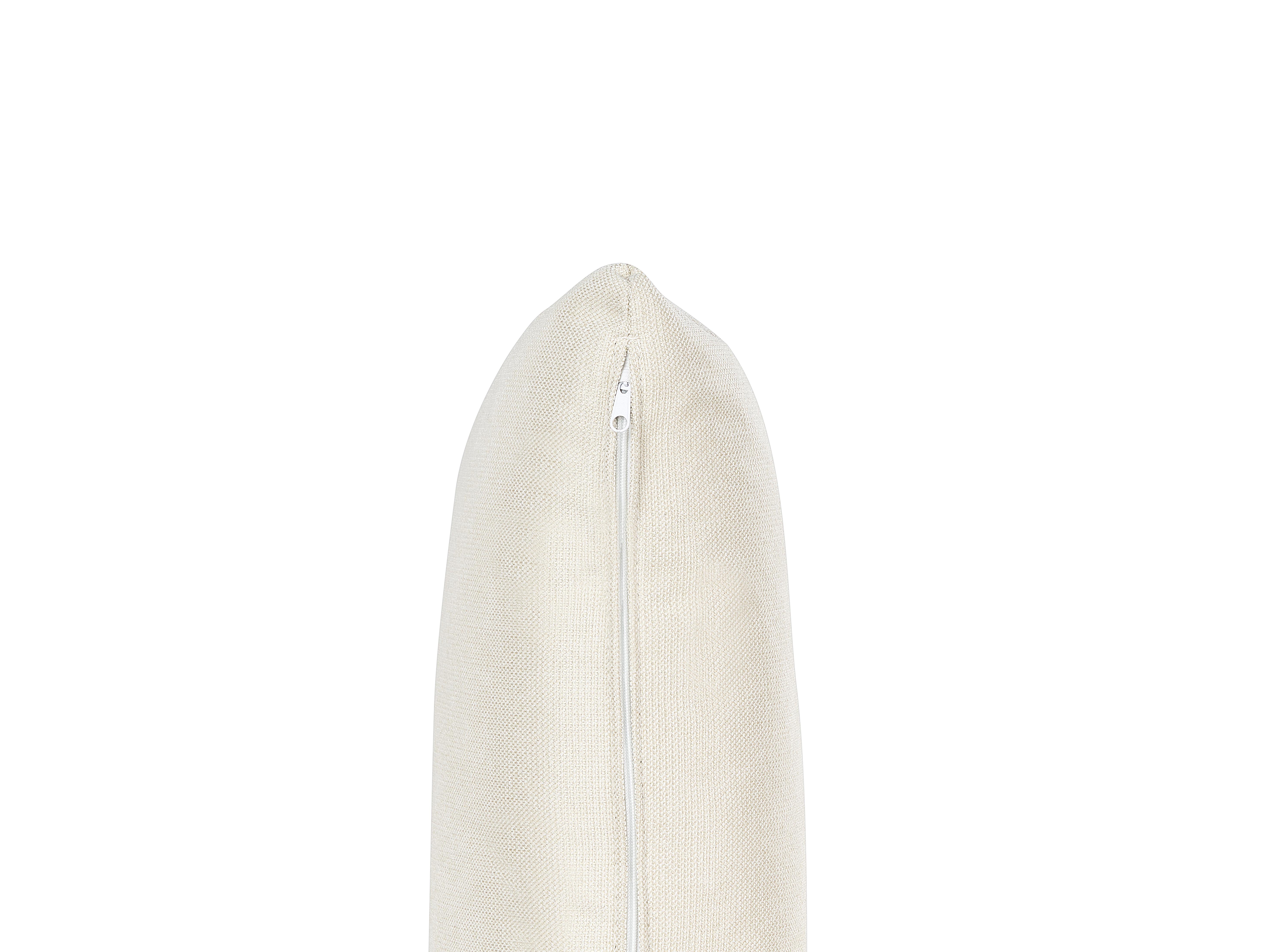Bank 2-zits VEGAMO Stof Lichtbeige