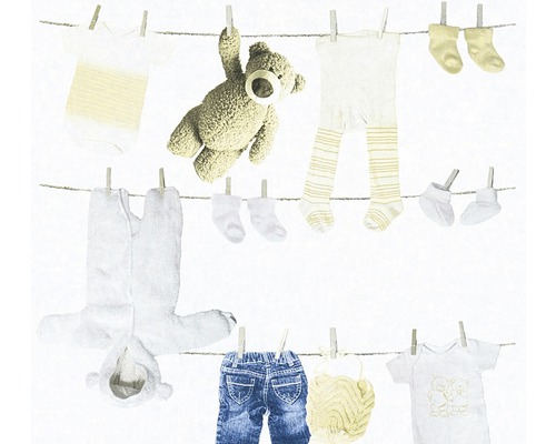 Vliesbehang 35844-1 Little Starssachen Teddy Jeans