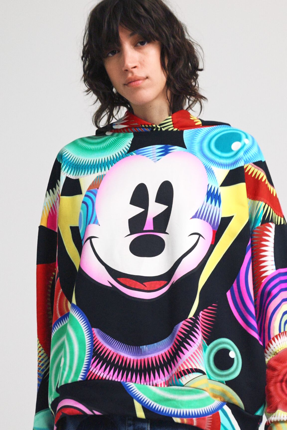 Sweat-shirt oversize Mickey Mouse M. Christian Lacroix