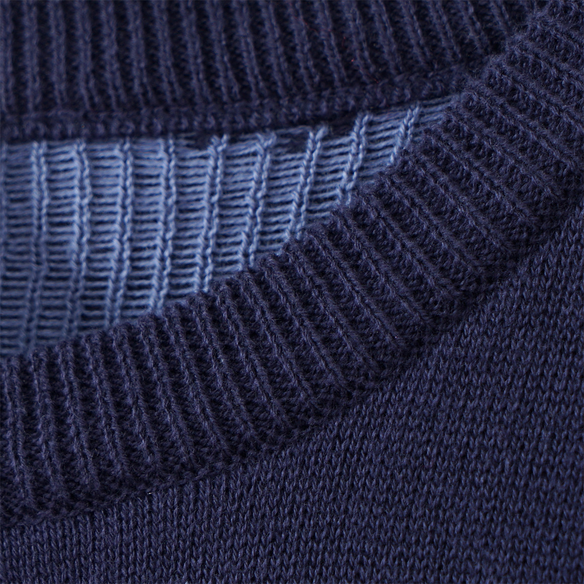 Yigga Mädchen Strickjacke mit Pferde-Allover dunkelblau / hellblau