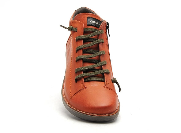 Chacal boots bottine plates femme 6405 orange