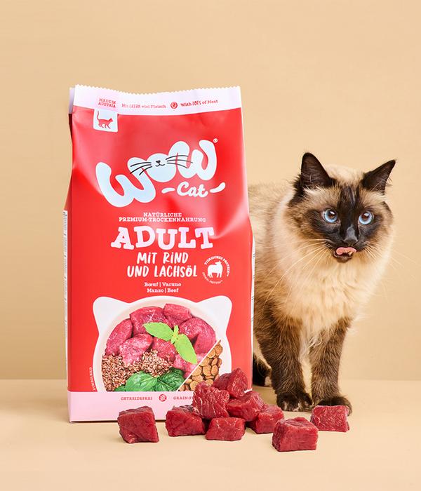 WOW® Cat Trockenfutter für Katzen, Adult
